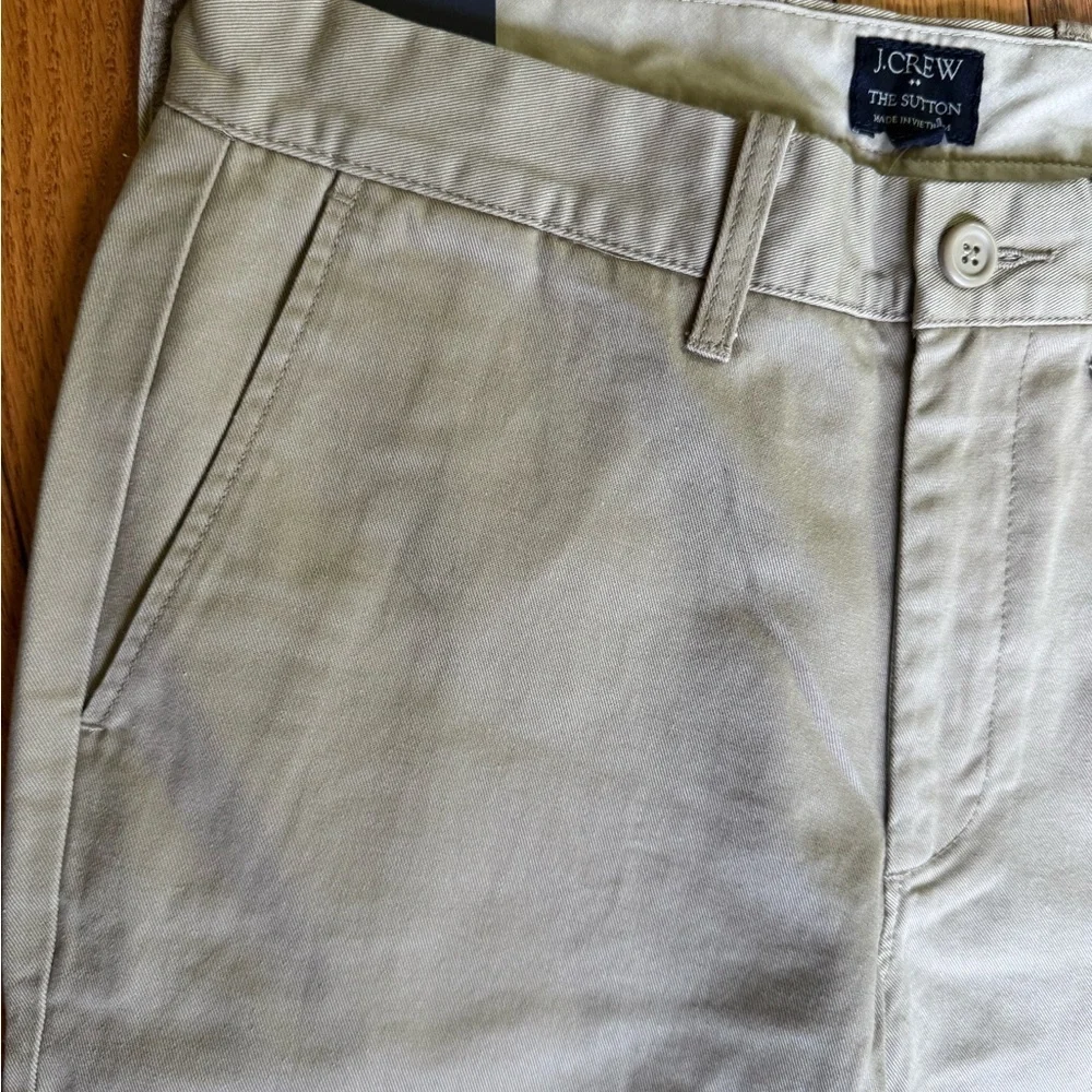J. Crew Tan Chinos Classic Straight-Leg Cotton,💙29W, 32L💙
